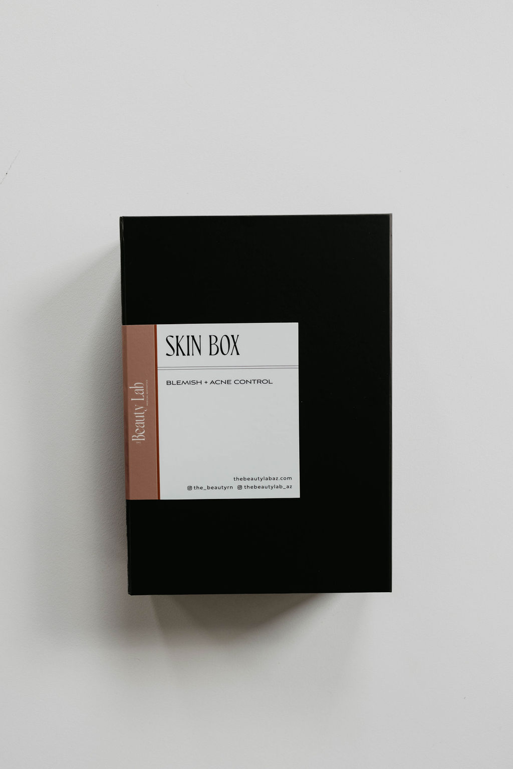 Skincare box designed for age spot treatment products. 