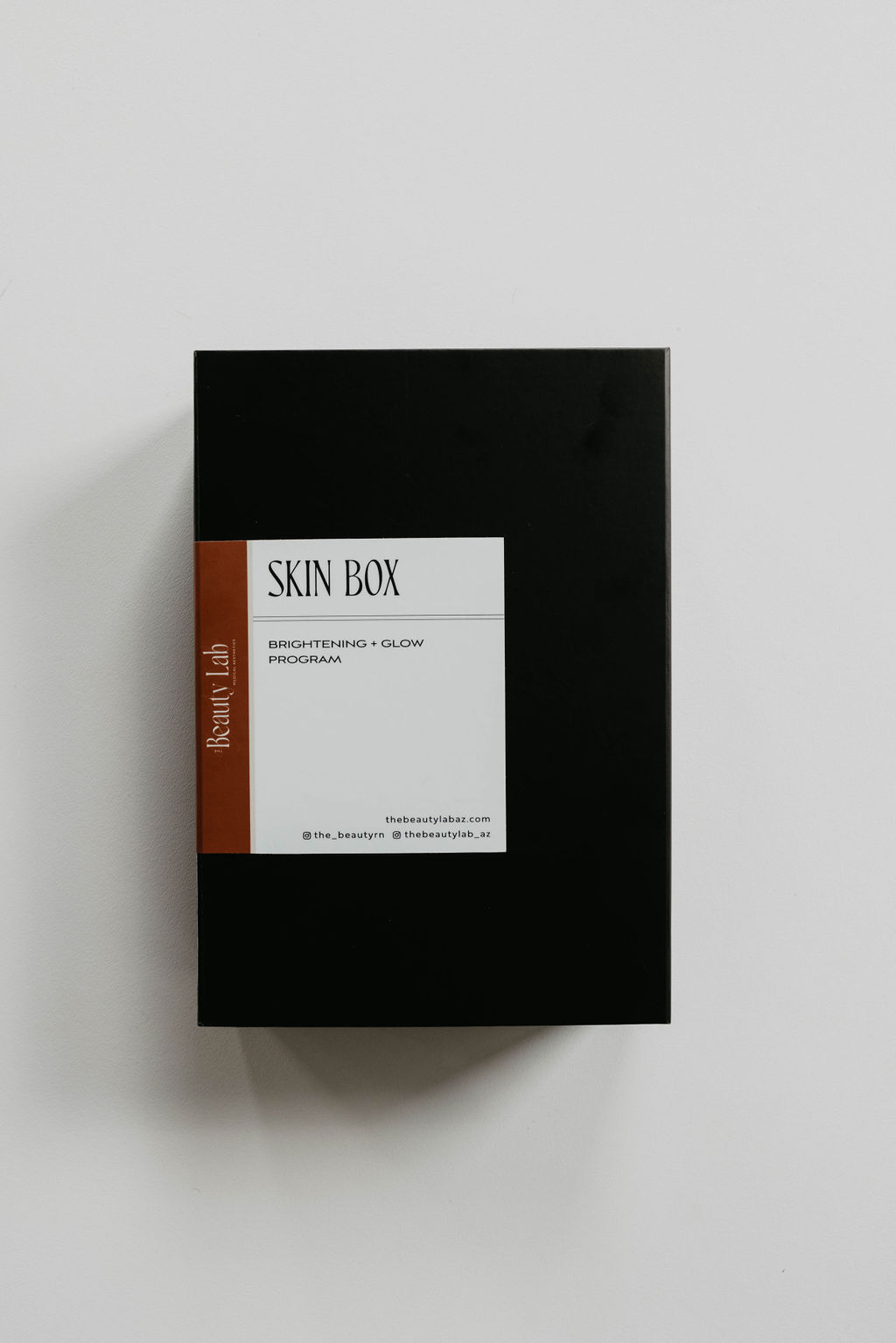 Skincare box containing melasma treatments. 