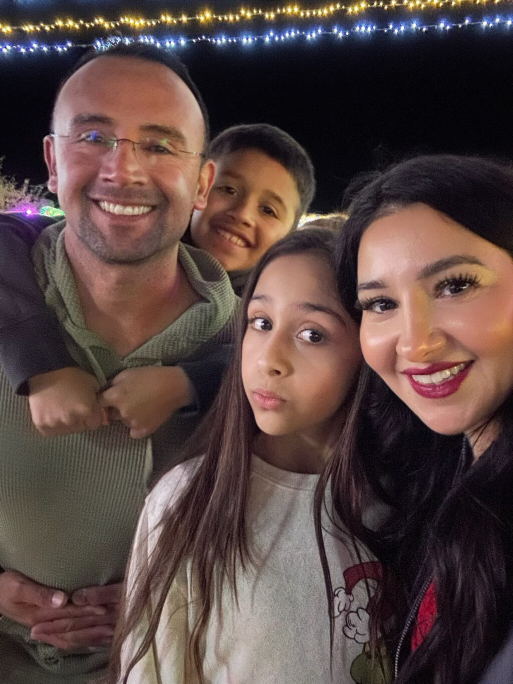 Nurse injector mom and family selfie capturing the real life of a working nurse injector and business owner near Mesa AZ.