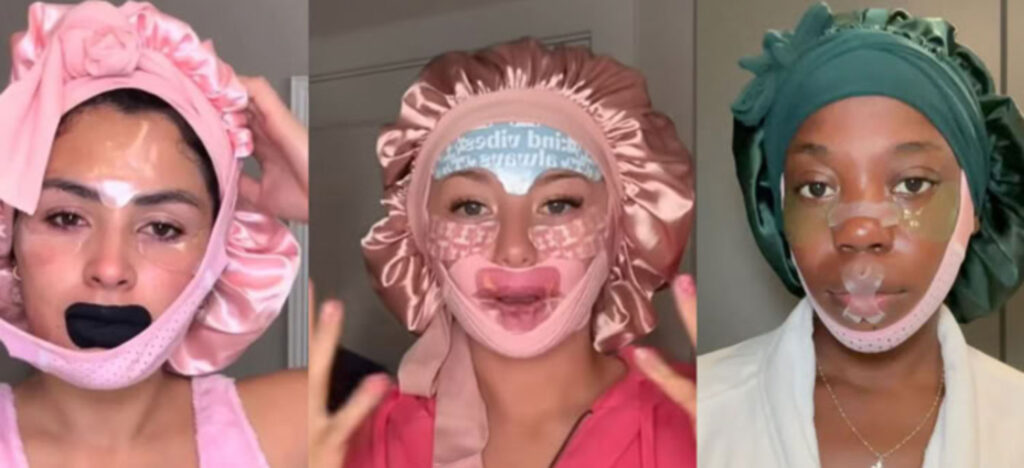 Face tape is a styling trick not a skincare strategy. 
